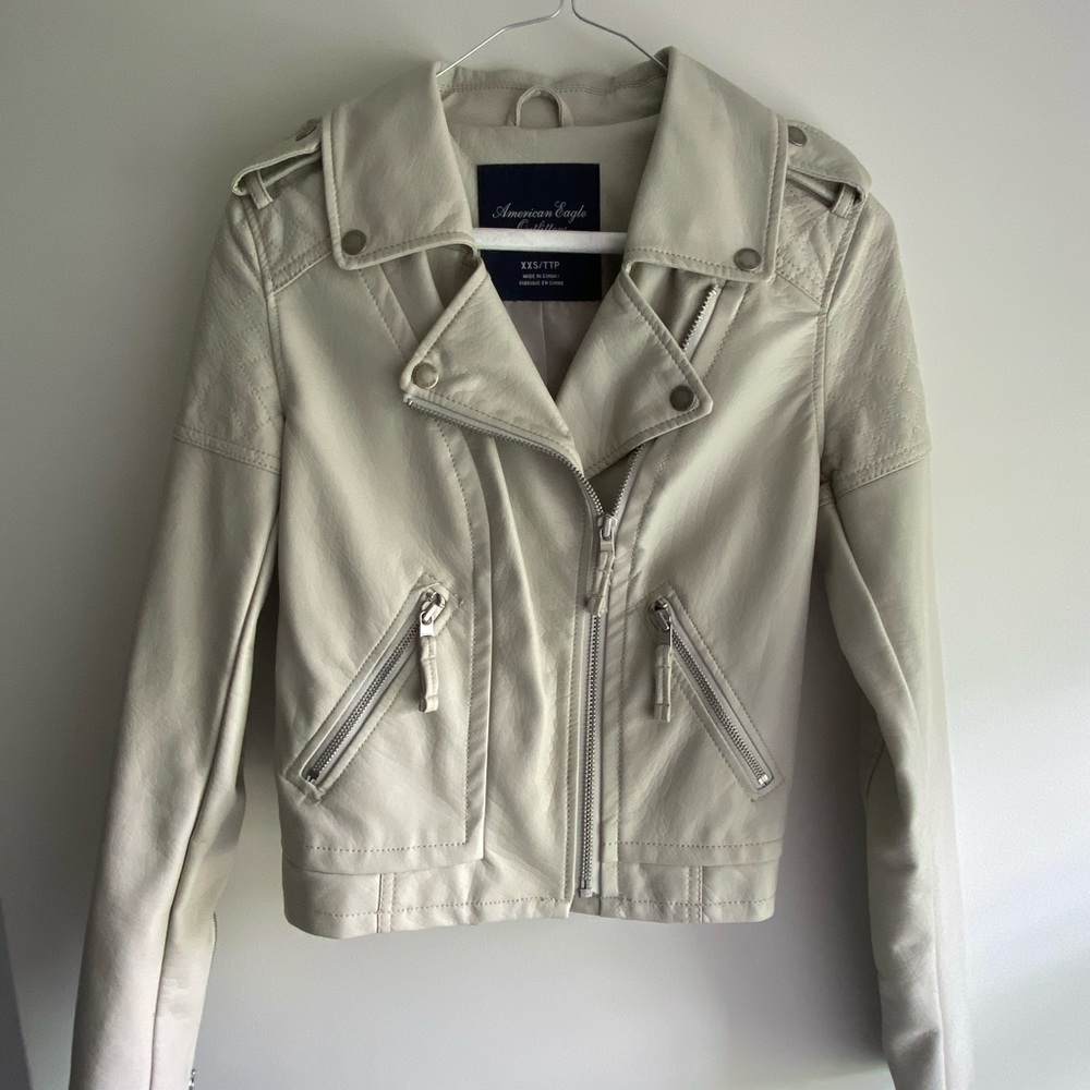 American Eagle Outfitters Leather Jacket